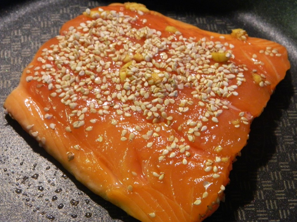 Gebratener Sesamlachs – Wenn es nach dem Training schnell gehen&nbsp;soll
