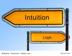 Strassenschild 5 - Intuition