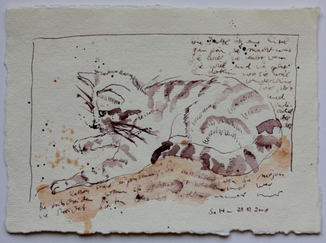 Sie macht, was sie will (c) Zeichnung von Susanne Haun