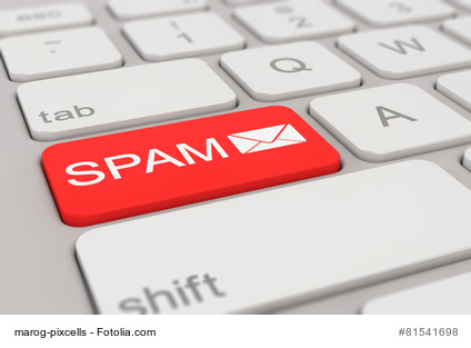 keyboard - SPAM - red