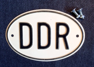 Autokennzeichen der DDR © GvP