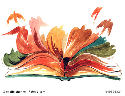 book with pages like birds (Uma painting)