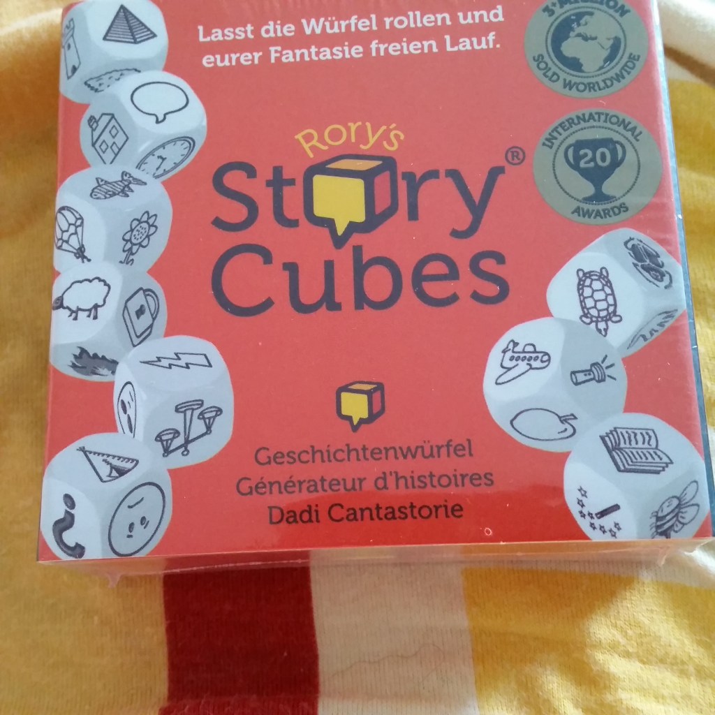 Camp NaNoWriMo Tag 4 – Teil 1: Story&nbsp;Cubes